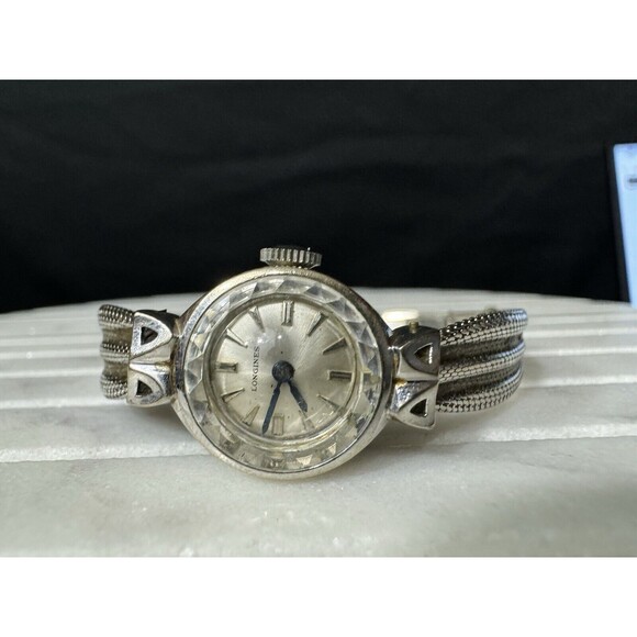 Longines 1/20 10K Gold Filled Womens Watch USA Vintage Elegant - Picture 2 of 11